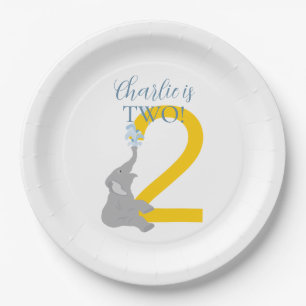 Prato De Papel Placas de Elefantes para Cinzas Personalizadas