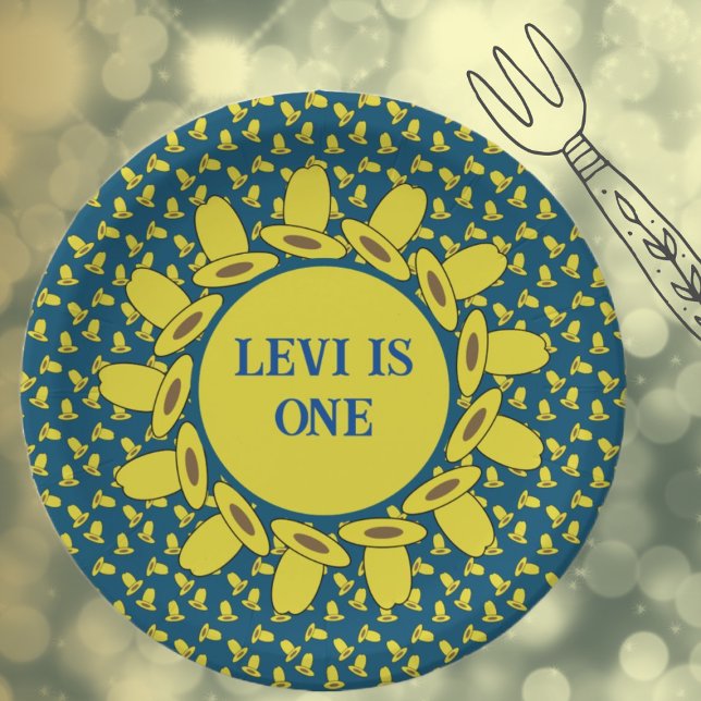 Prato De Papel Placas de Festa de aniversário de cowboy (Criador carregado)