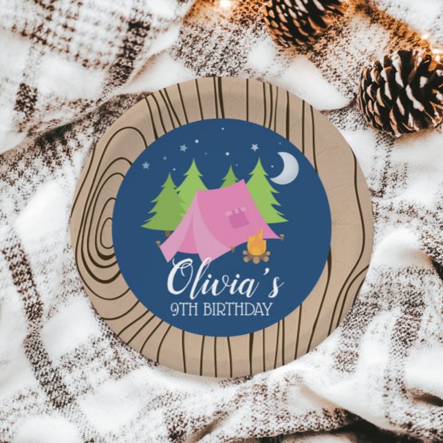 Prato De Papel Placas de Festa de aniversário para campismo (Criador carregado)