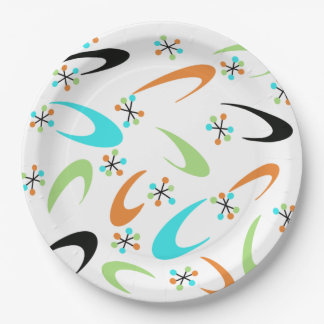 Prato De Papel Placas de papel atômico do século médio