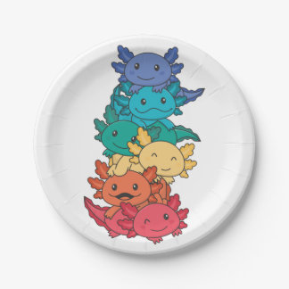 Prato De Papel Placas de papel Axolotl Orgulho gay Lgbtq
