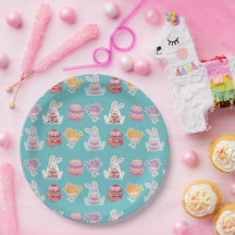 Placas de papel azul de pedra azul de páscoa