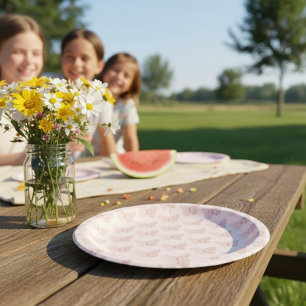 Prato De Papel Placas de papel borboleta