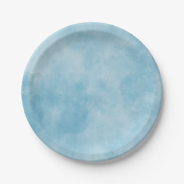 Prato De Papel Placas de papel - Cabeça nas NUVENS (Frente)