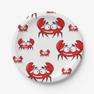 Prato De Papel Placas de papel Caranguejos