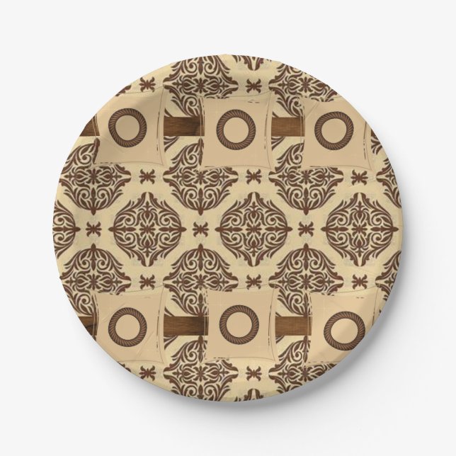 Prato De Papel Placas de papel Circular (Frente)