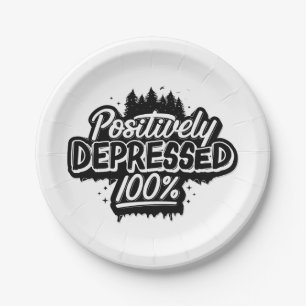 Prato De Papel Placas de papel com depressão positiva