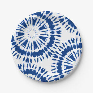 Prato De Papel Placas De Papel Cortante Azul Indigo
