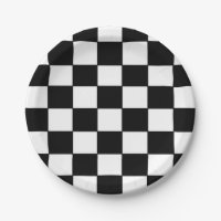 "Placas de papel da bandeira Checkered"