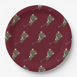 Prato De Papel Placas de Papel da Equipe de Hóquei