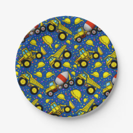 Prato De Papel Placas de papel da zona de construção