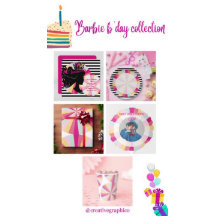 placas de papel de aniversário de tema