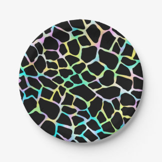 Prato De Papel Placas de papel de aniversário para Girafa de Fest