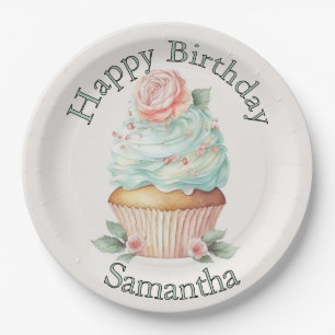 Prato De Papel Placas de papel de aniversário personalizadas