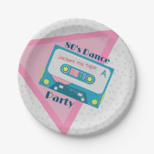 Placas de papel de cassete de 80s, Placa de papel