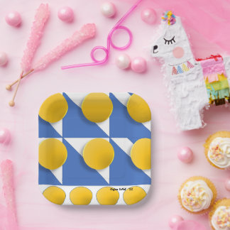 Prato De Papel Placas de papel de DeVal