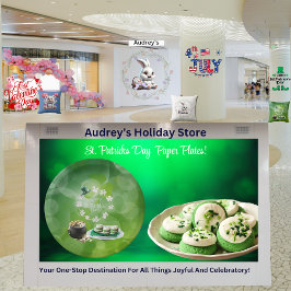 Prato De Papel Placas de papel de Dia de São Patrício