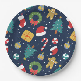 Prato De Papel Placas de papel de férias Jolly Jumble