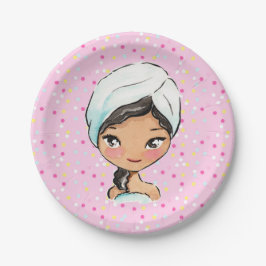 Prato De Papel placas de papel de festa de aniversário spa