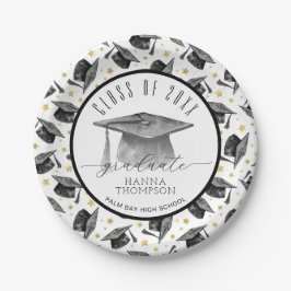 Prato De Papel Placas de papel de festa de formatura | Parte form