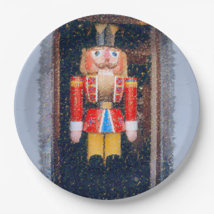 PRATO DE PAPEL PLACAS DE PAPEL DE FESTA DE HOLILDAY "NUTCRACKER"