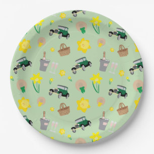 Prato De Papel Placas de Papel de Fim de Semana Nantucket Daffodi