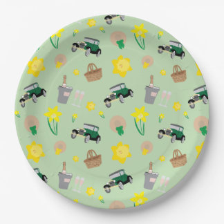 Prato De Papel Placas de Papel de Fim de Semana Nantucket Daffodi