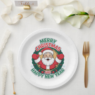 Prato De Papel Placas de papel de Natal