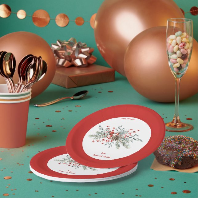 Prato De Papel Placas de papel de Natal (Múltiplo)