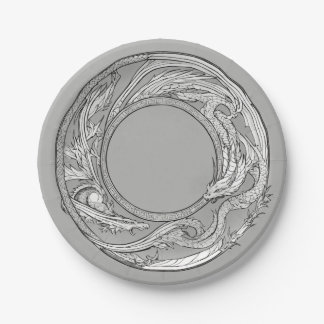 Prato De Papel Placas de papel descartáveis elegantes