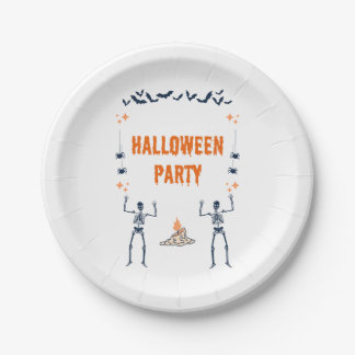 Prato De Papel Placas de papel do Halloween