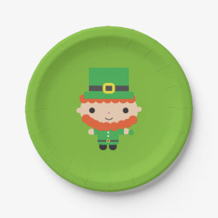 Prato De Papel Placas de papel do Leprechaun