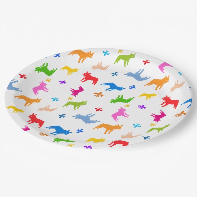 Prato De Papel Placas de papel em francês (Inclinado)