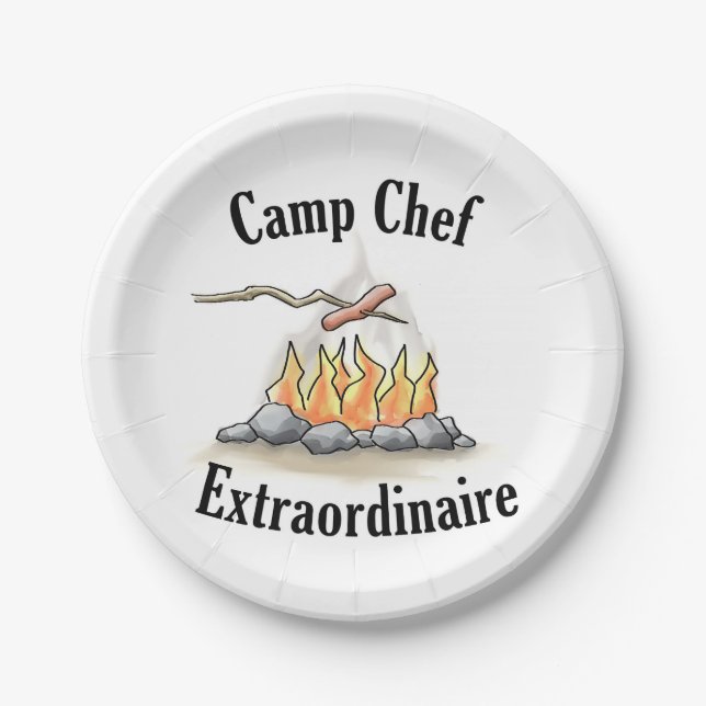 Prato De Papel Placas de papel Extraordinaire do cozinheiro chefe (Frente)