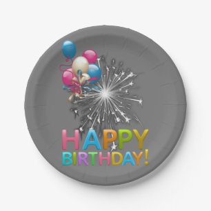 Prato De Papel Placas De Papel, Feliz Aniversário, Placas De Pra