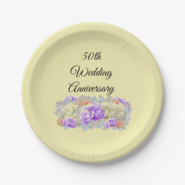 Prato De Papel Placas de Papel Flamental Mistas do Quinquentenári