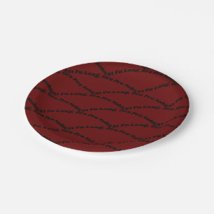 Prato De Papel Placas De Papel Fu Lang Da rua