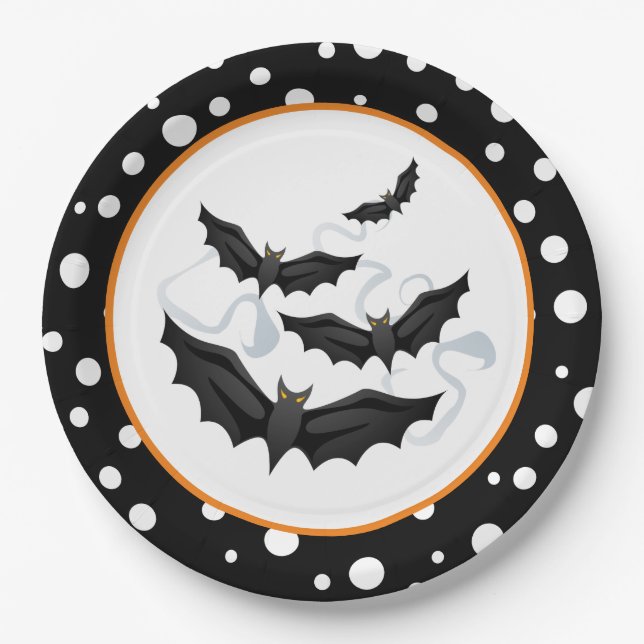 Prato De Papel Placas de papel Halloween (Frente)