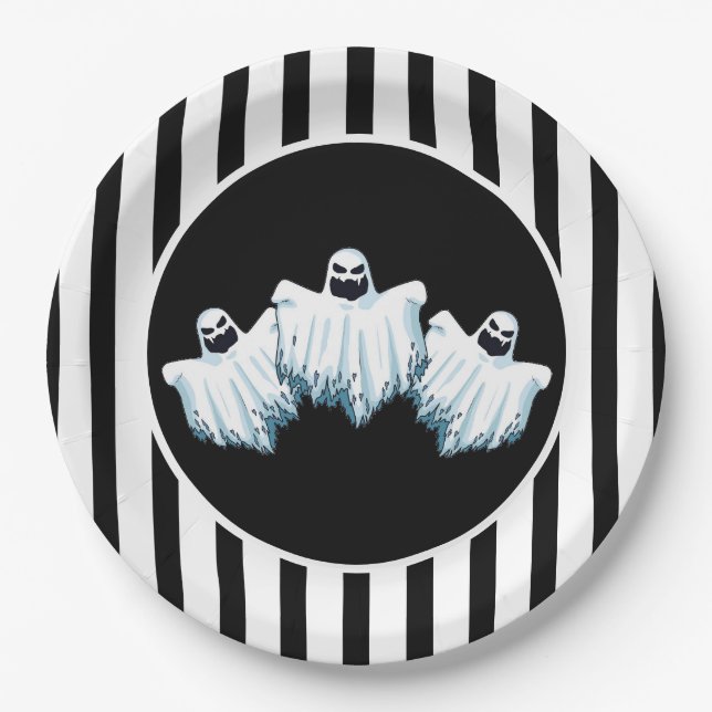 Prato De Papel Placas de papel Halloween (Frente)