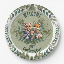 Prato De Papel Placas de papel inspiradas na natureza