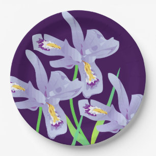 Prato De Papel Placas De Papel Iris Roxo