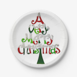 Prato De Papel Placas de papel Natal