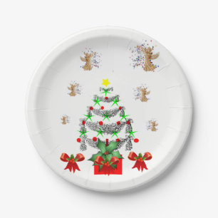 Prato De Papel Placas de papel Natal