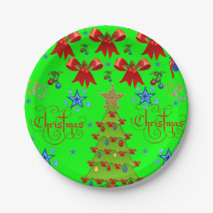 Prato De Papel Placas de papel Natal