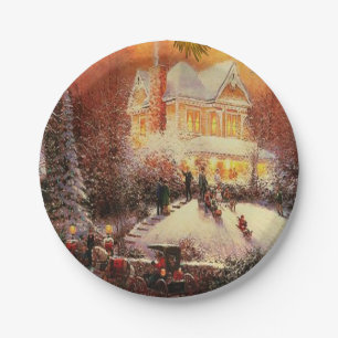 Prato De Papel Placas de papel Natal