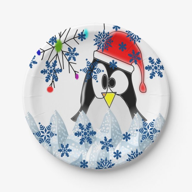 Prato De Papel Placas de papel Natal (Frente)