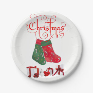 Prato De Papel Placas de papel Natal