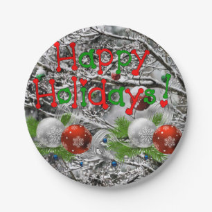 Prato De Papel Placas de papel Natal