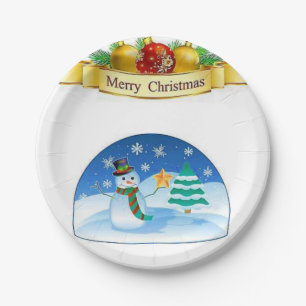 Prato De Papel Placas de papel Natal