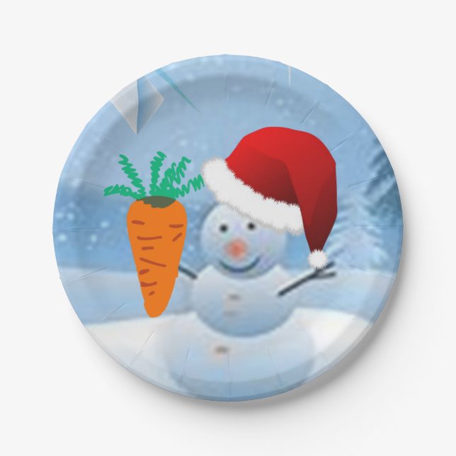 Prato De Papel Placas de papel Natal (Frente)